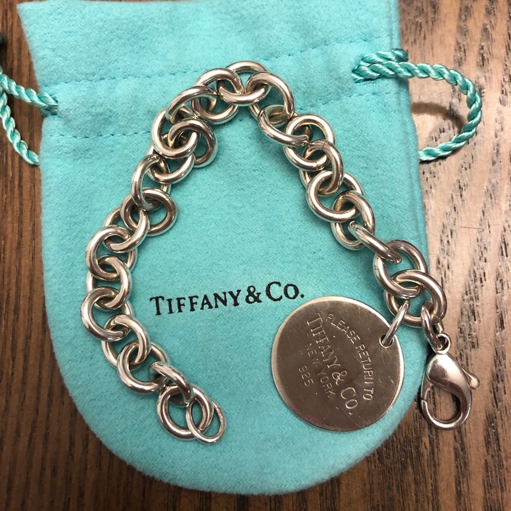 Return to Tiffany Round Tag Bracelet